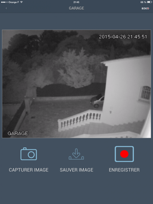 application alarme